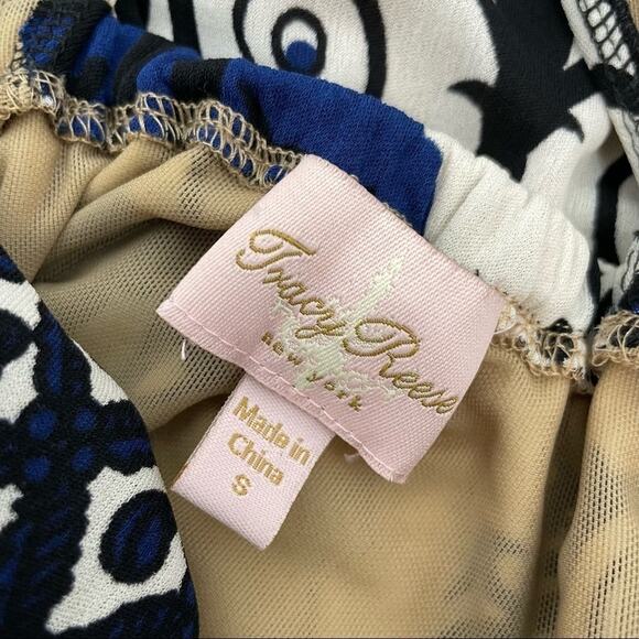 TRACY REESE Silk Dress Womens Size Small Summer Flowy Comfort Travel Casual Chic - Picture 8 of 9